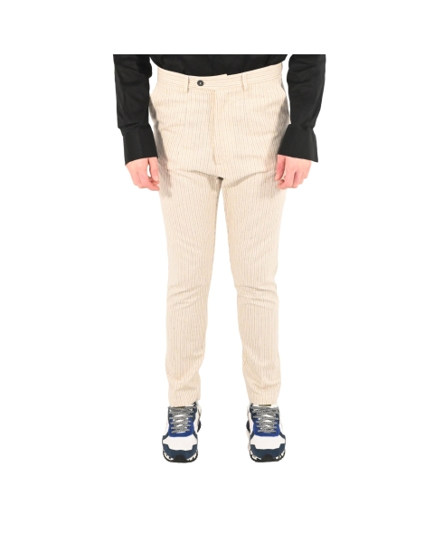 imperial pantalone uomo beige nero P5441P4911