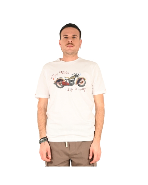 markup t-shirt uomo bianco MK1910062